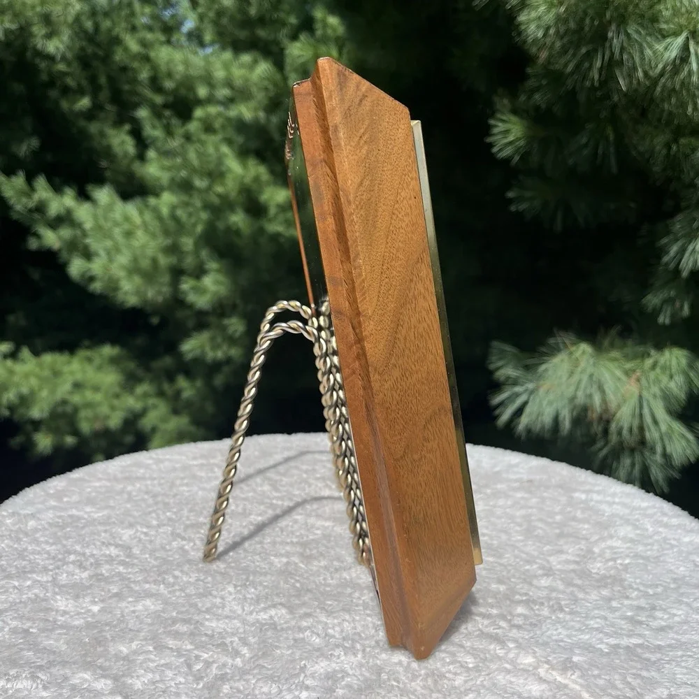 Vintage Royce Weather Station Wall Barometer Thermometer Hygrometer MCM Wood